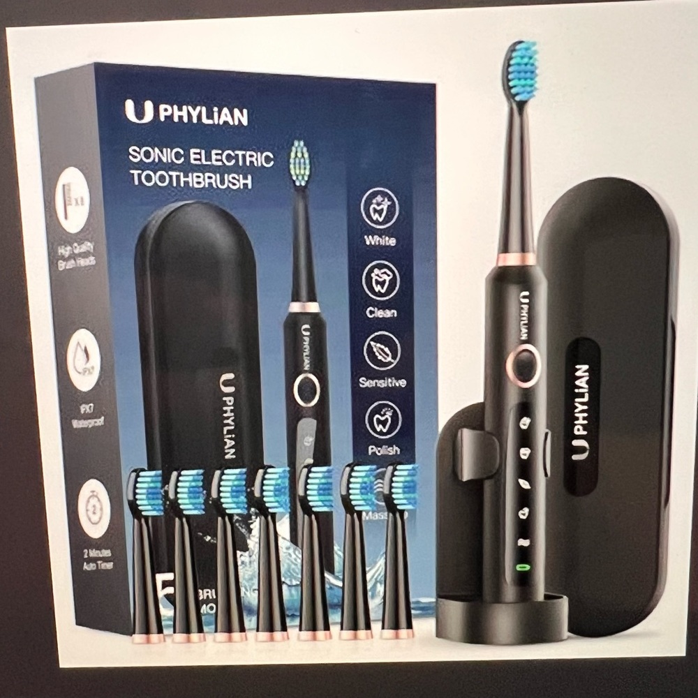 Phylian sonic electric toothbrush
